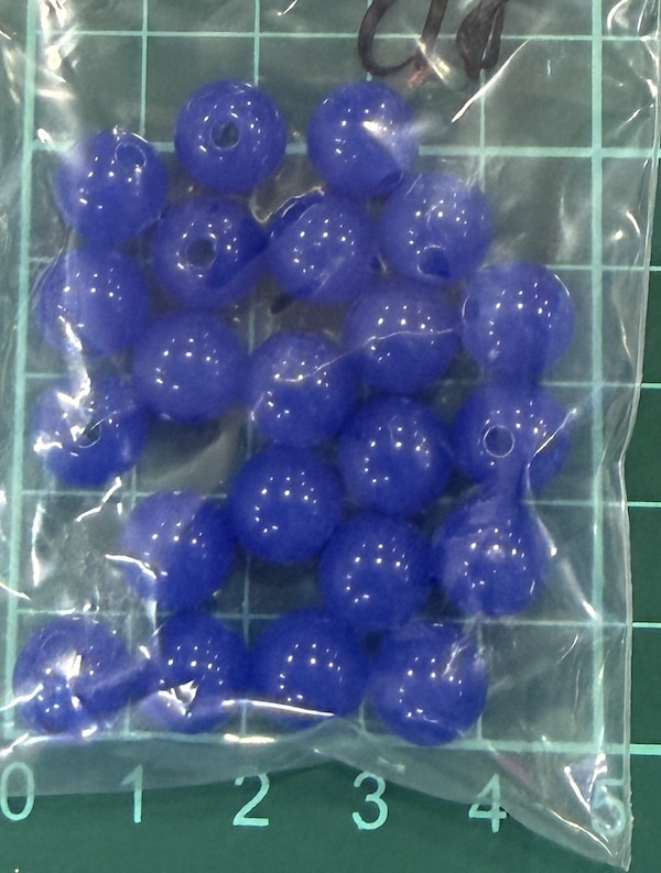 Bead 12mm Blue